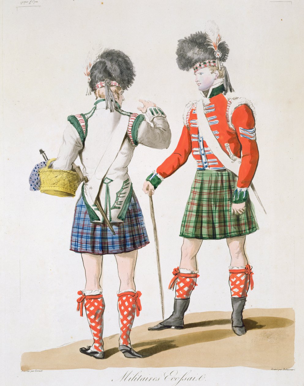 skotske soldater af Antoine Charles Horace Vernet