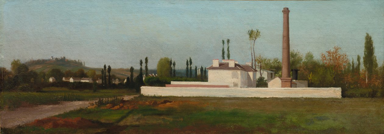 Industrianlæg, ca. 1865-1870. af Antoine Chintreuil