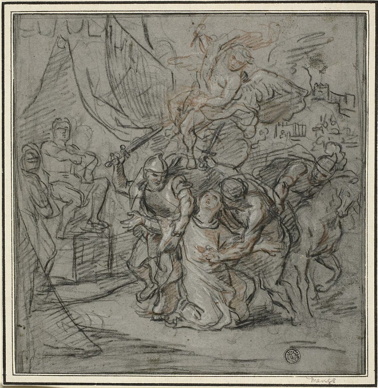En helgens martyrium af Antoine Coypel