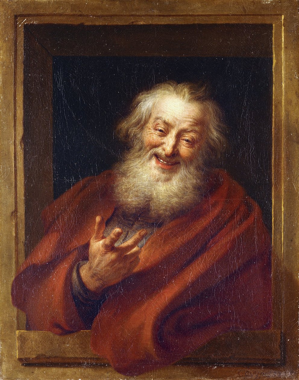 Den muntre Demokrit, 1700-tallet af Antoine Coypel
