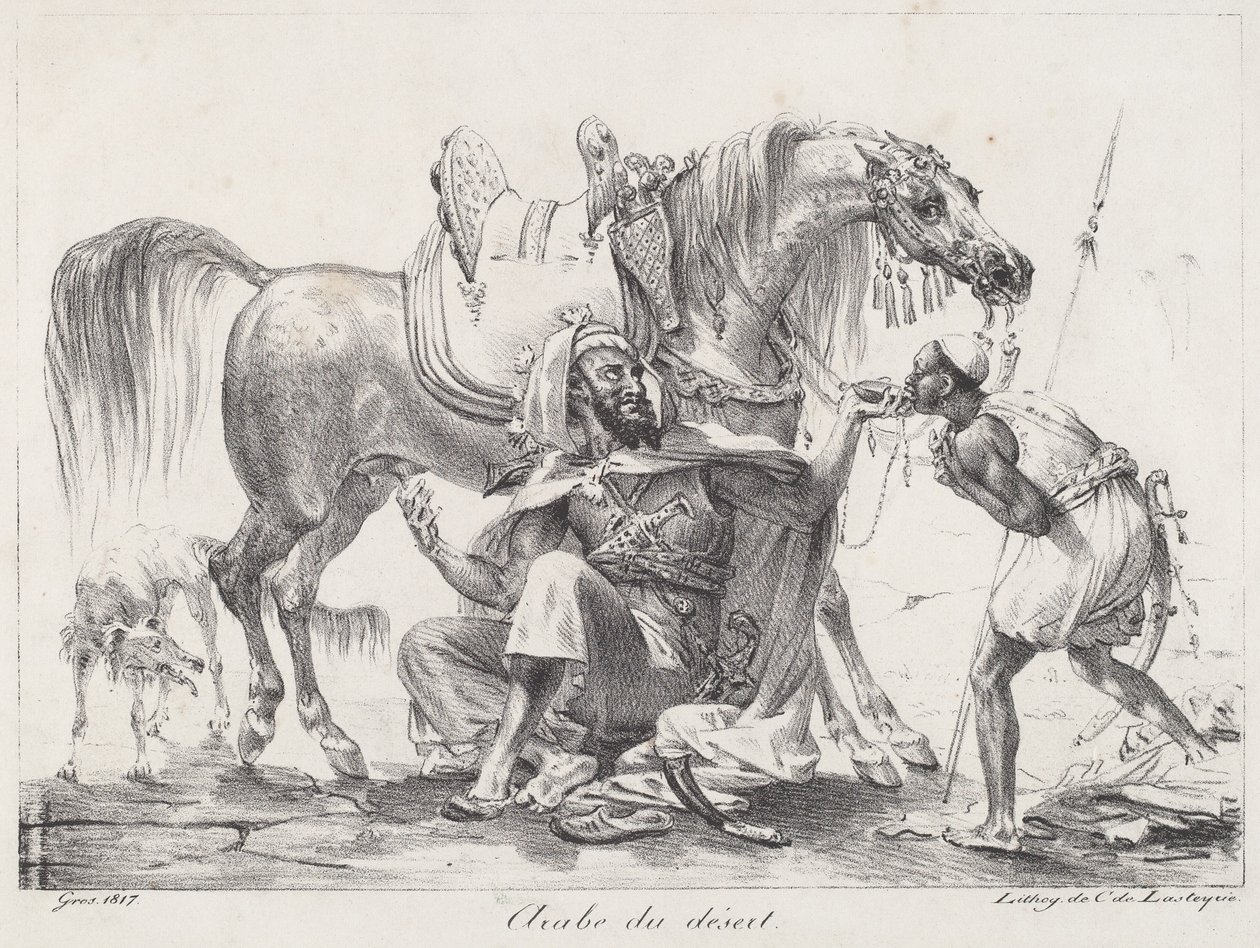 Desert Arab (Desert Arab) af Antoine Jean Gros