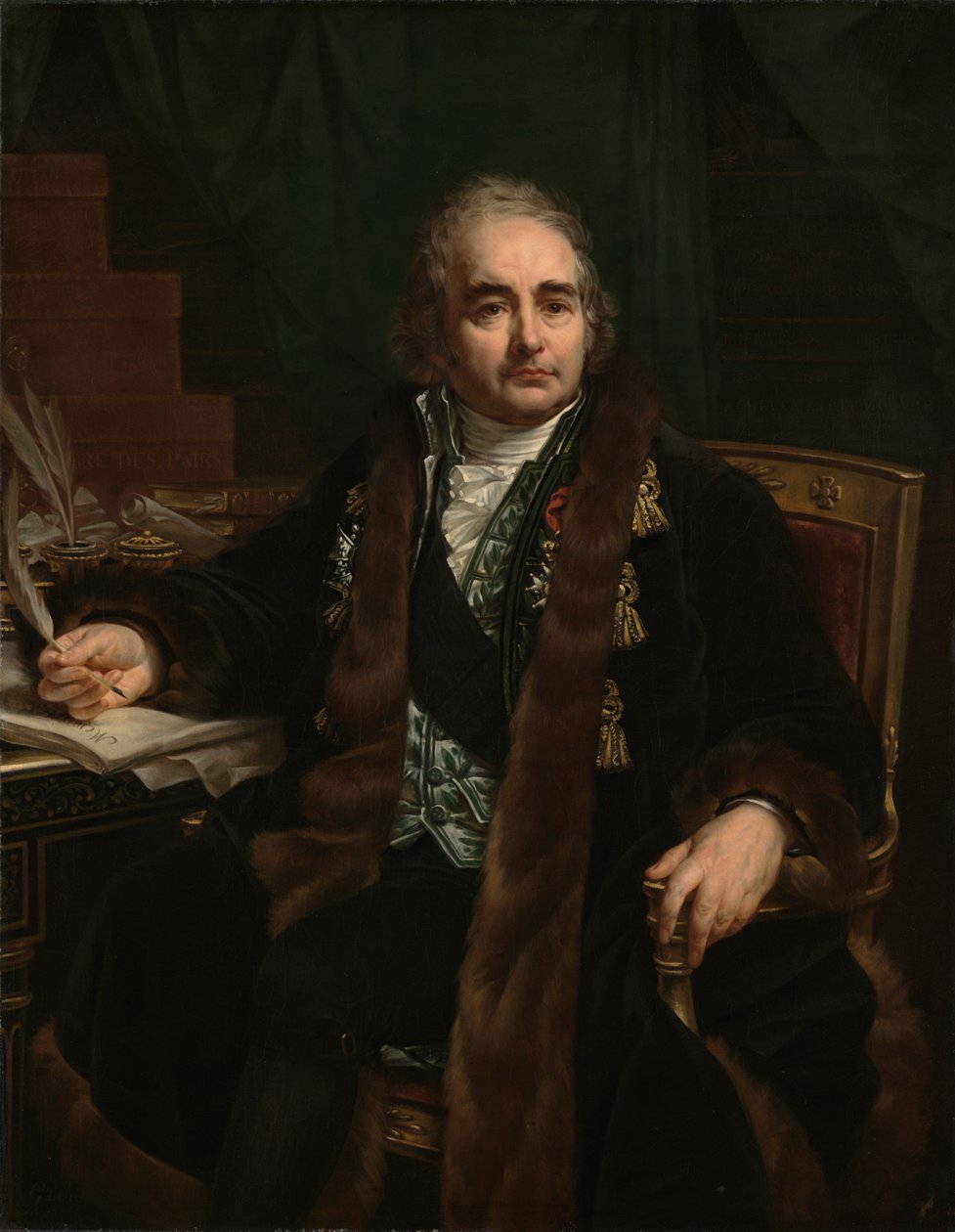 Portræt af grev Jean-Antoine Chaptal af Antoine Jean Gros
