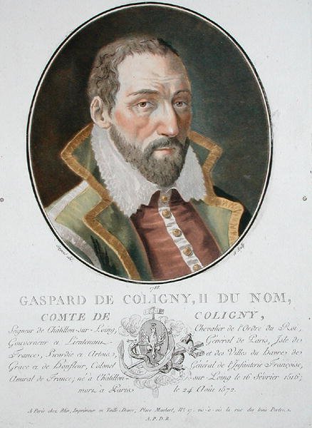 Gaspard (1519-72) greve af Coligny af Antoine Louis Francois Sergent Marceau