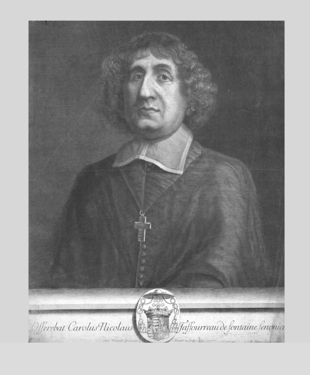 Louis-Henri de Pardaillan de Gondrin, c1673. af Antoine Masson
