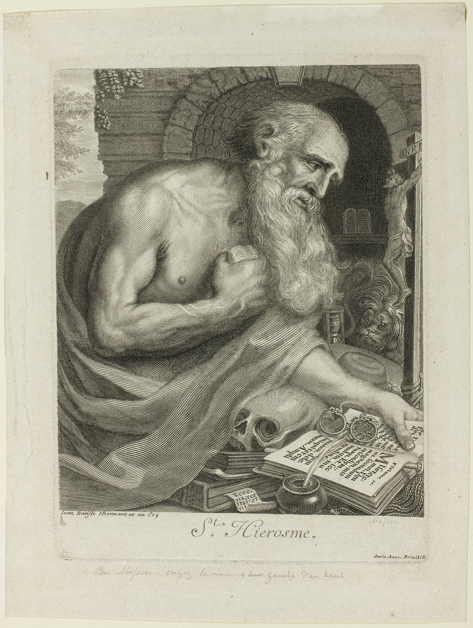 Sankt Jerome af Antoine Masson