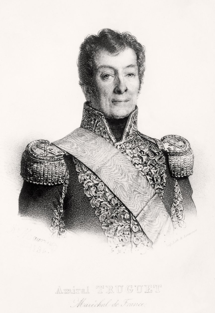 Portræt af admiral Laurent Truguet af Antoine Maurin