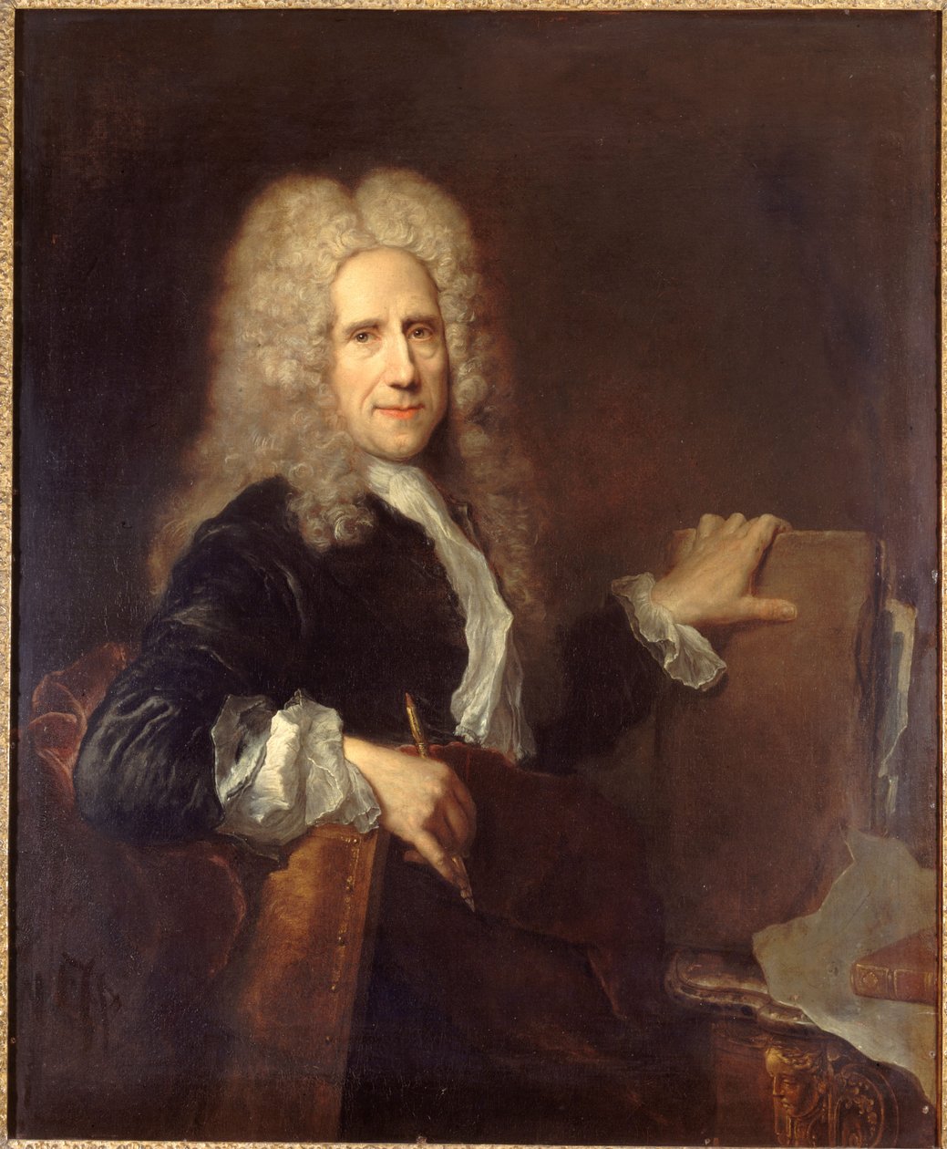 Portræt af Jean Mariette (1660-1742) af Antoine Pesne