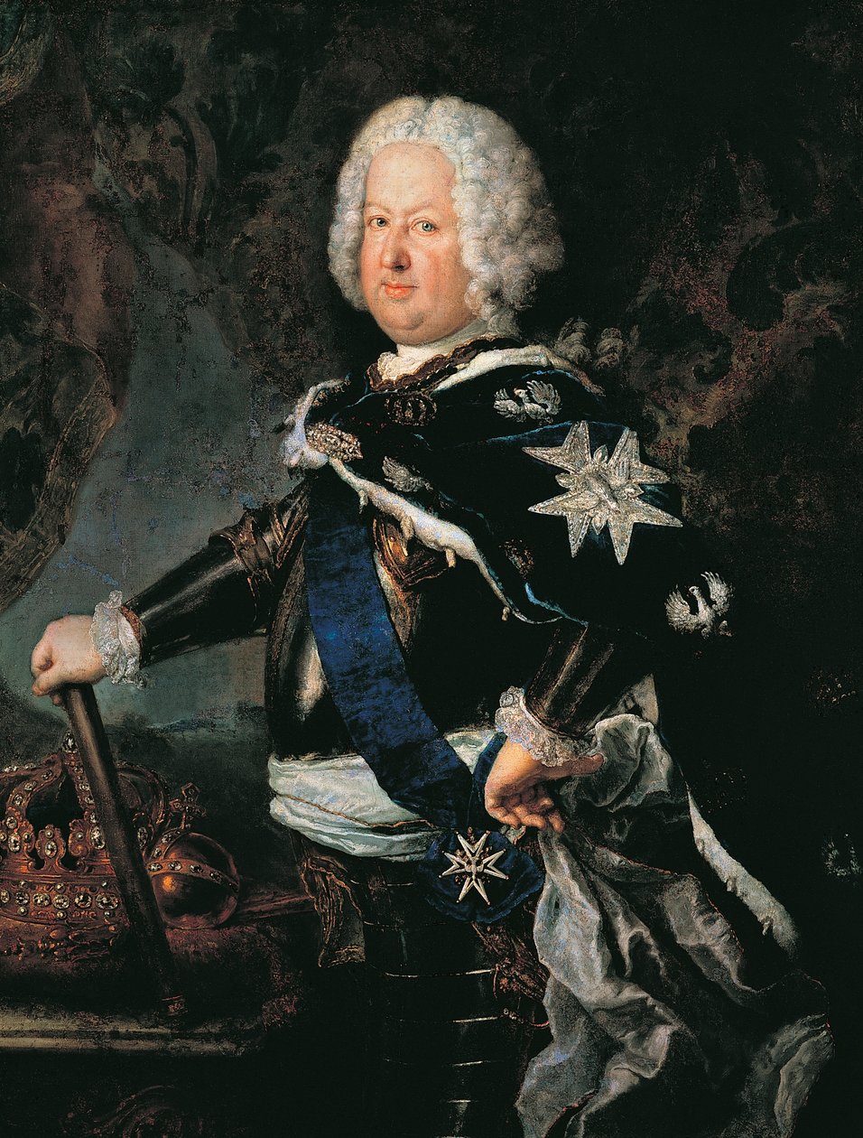 Portræt af Stanislaw I Leszczynski (Lviv af Antoine Pesne