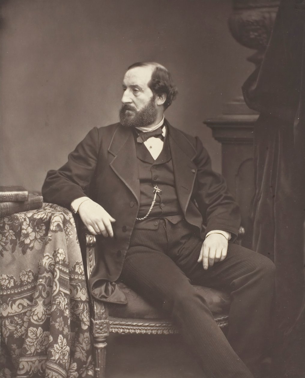 Émile Augier [fransk dramatiker], 187684. af Antoine Samuel Adam Salomon