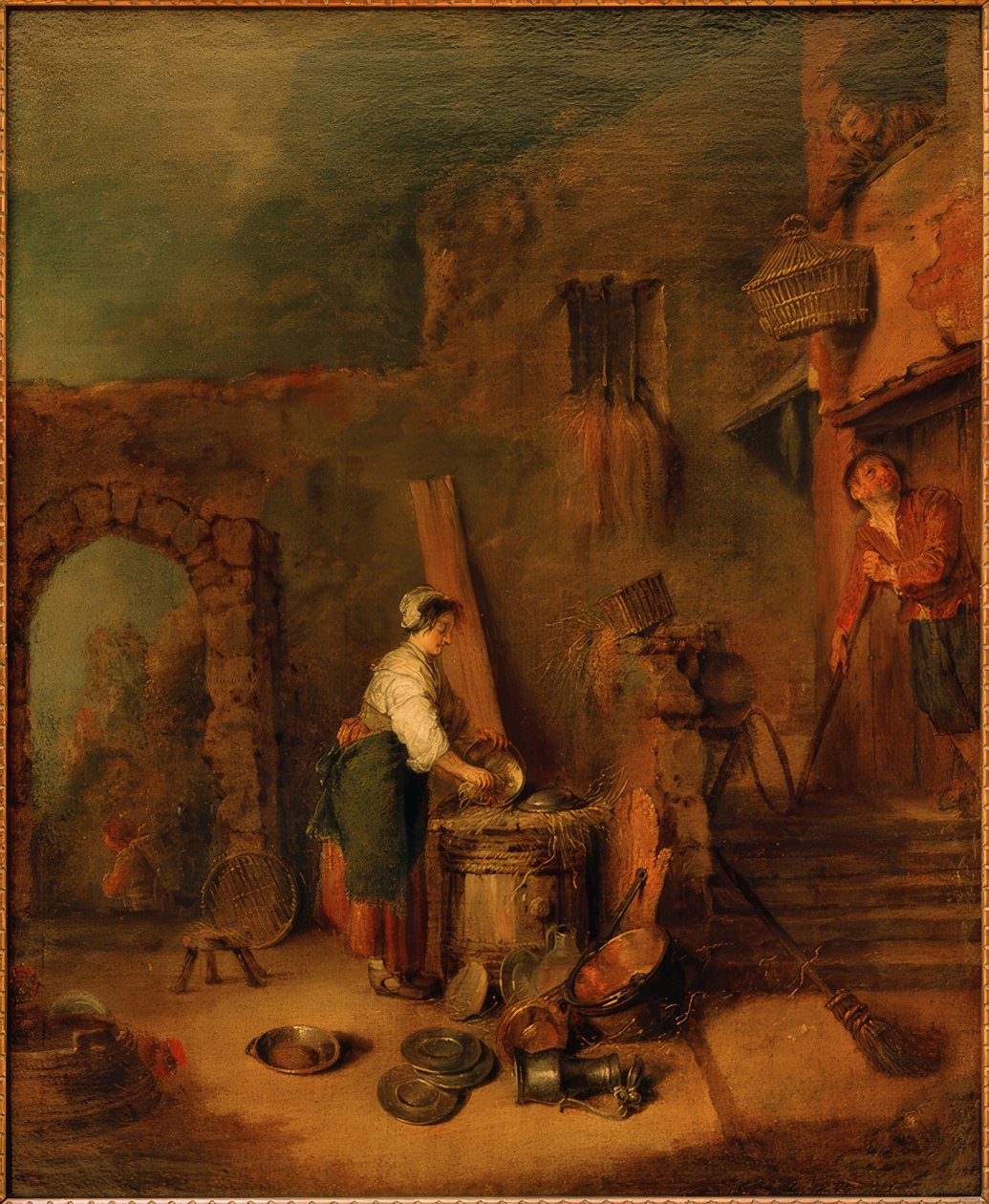 Kobberskrubberen (Komfuret) af Antoine Watteau