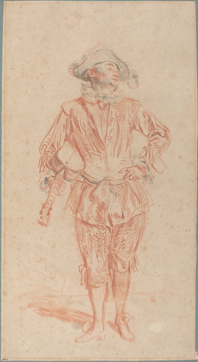Mezzetin af Antoine Watteau