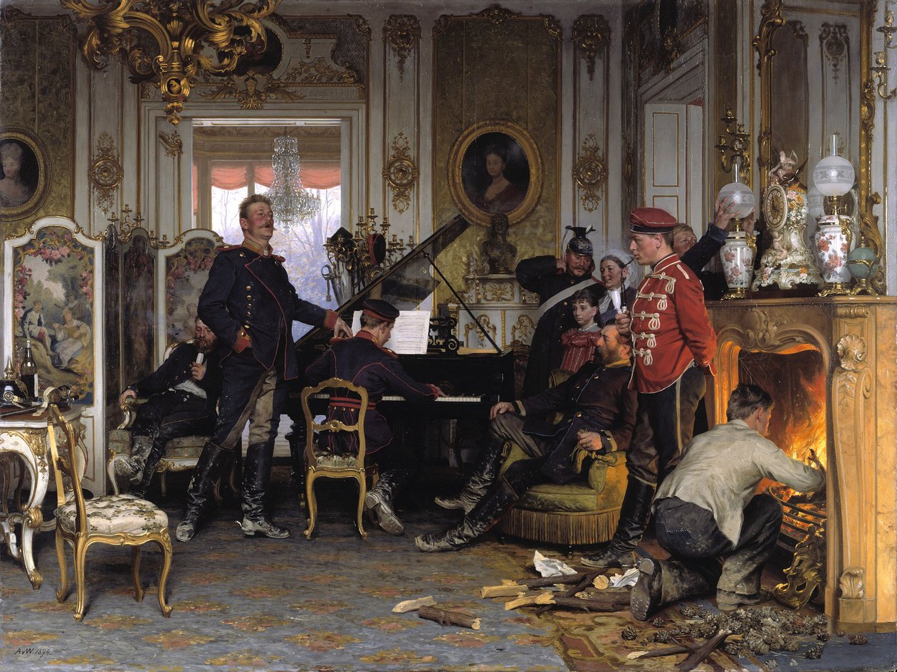 I kvartalet før Paris af Anton Alexander von Werner