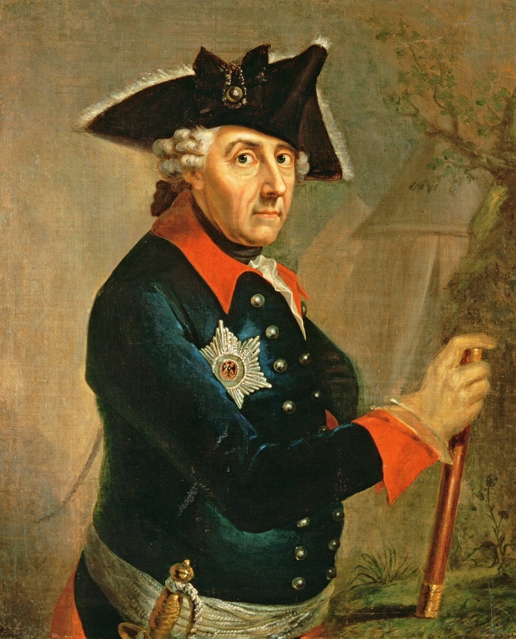 Frederik II den Store af Preussen, 1764 af Anton Graff
