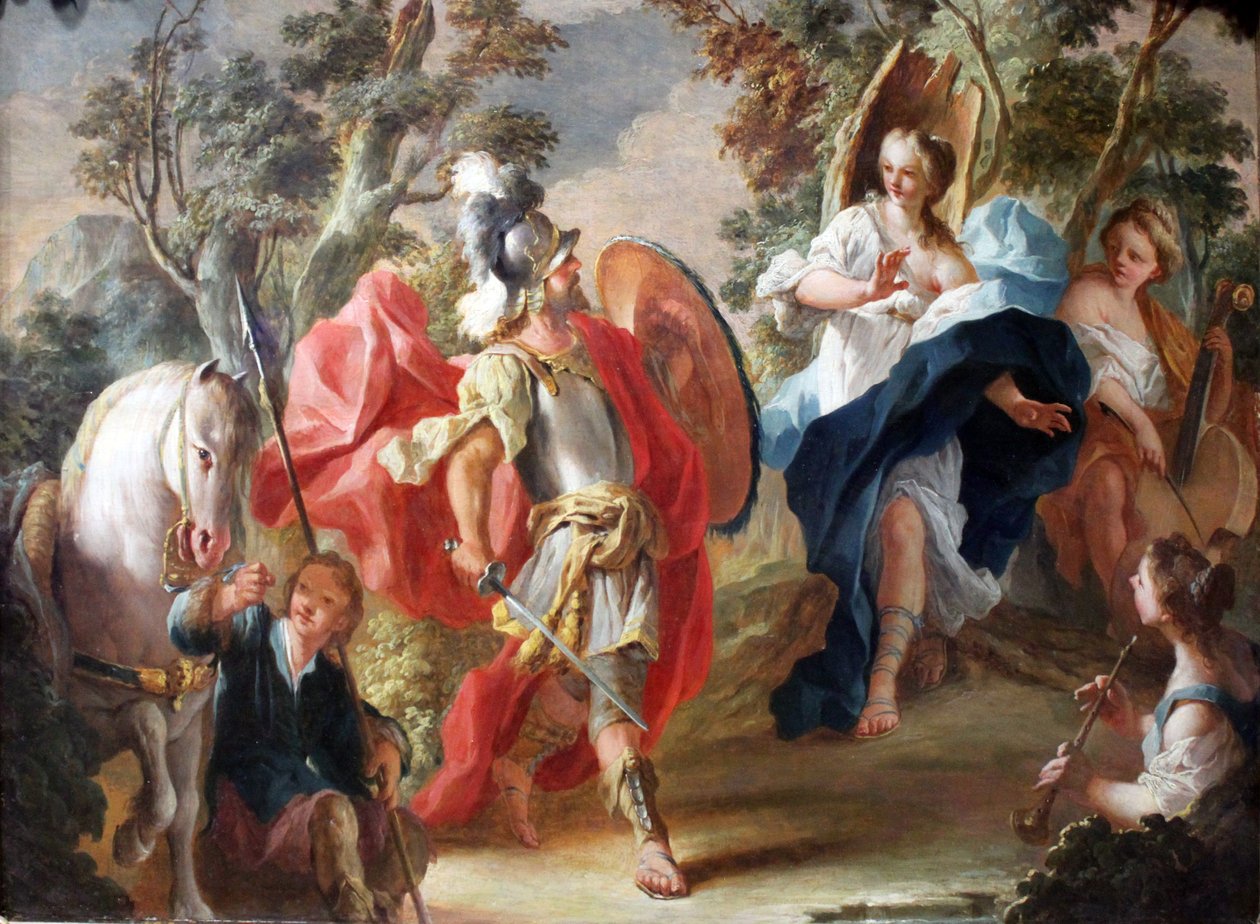 Rinaldo og Armida i den magiske skov af Anton Kern