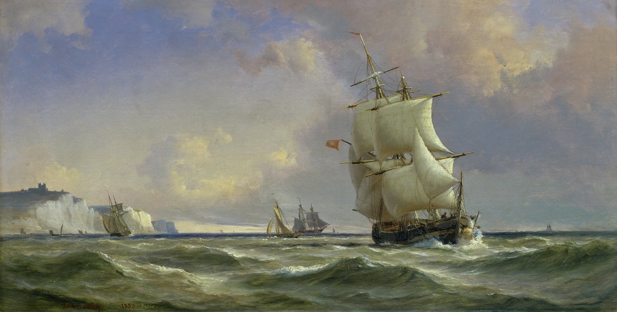 The Gathering Storm, 1853 af Anton Melbye
