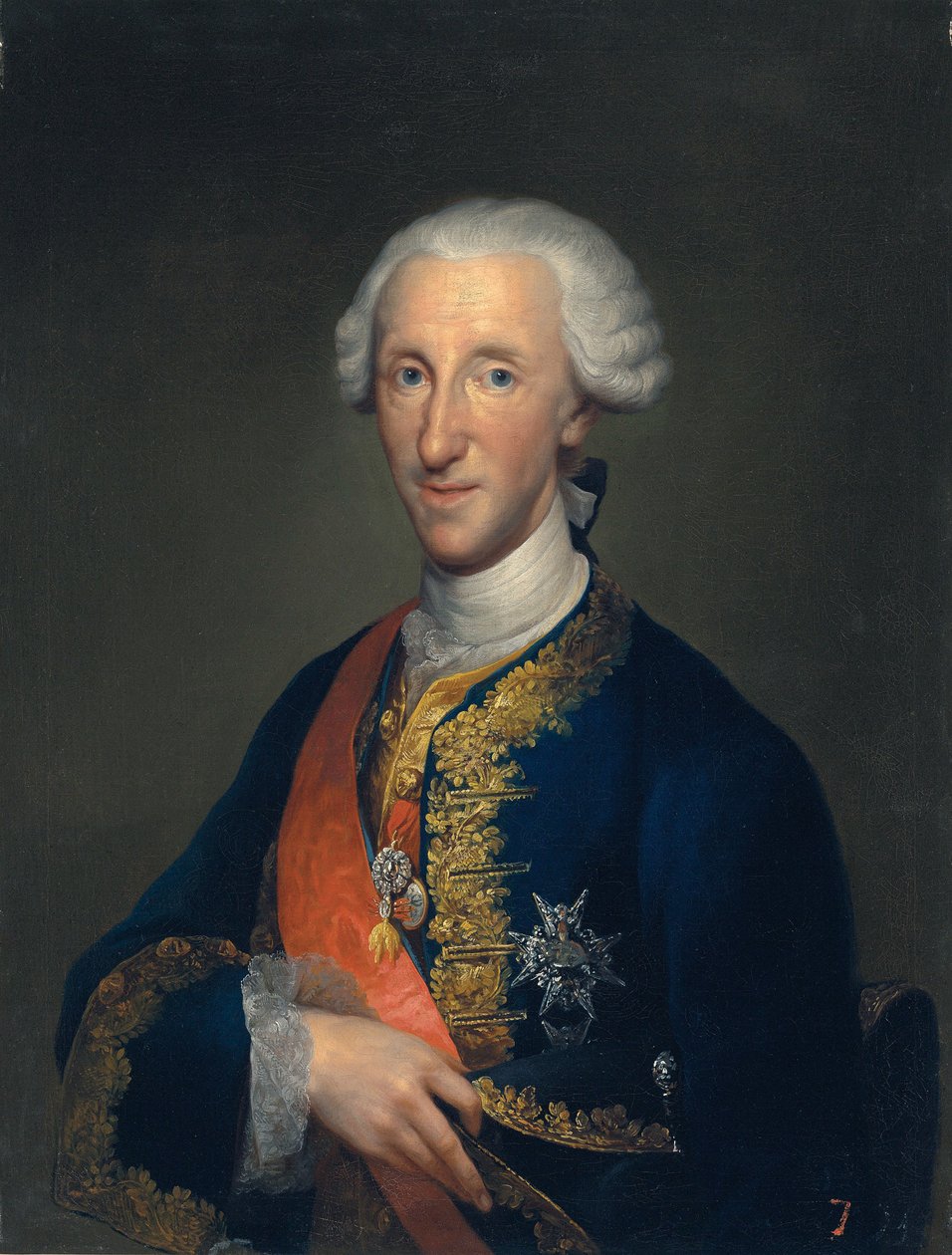 Portræt af Don Luis de Borbón, Spaniens spædbarn, 1769 af Anton Raphael Mengs