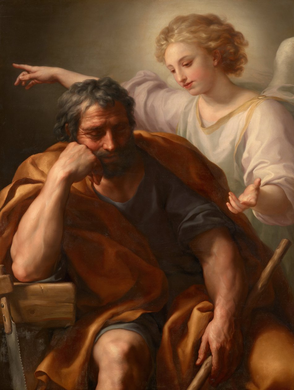 Drømmen om St. Joseph af Anton Raphael Mengs