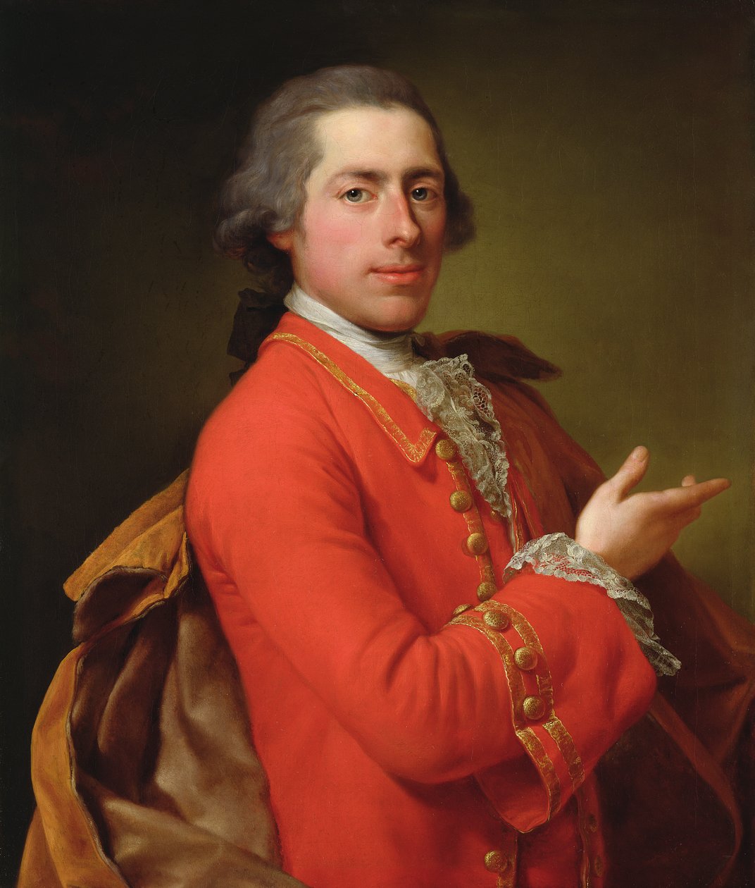 Portræt af Francis William Skipwith, 1766 af Anton von Maron