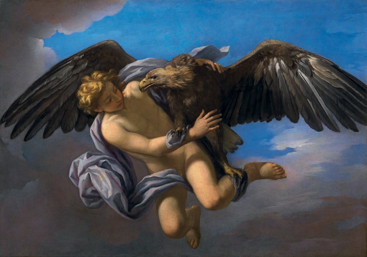 Voldtægten af Ganymedes, 1700. af Anton Domenico Gabbiani