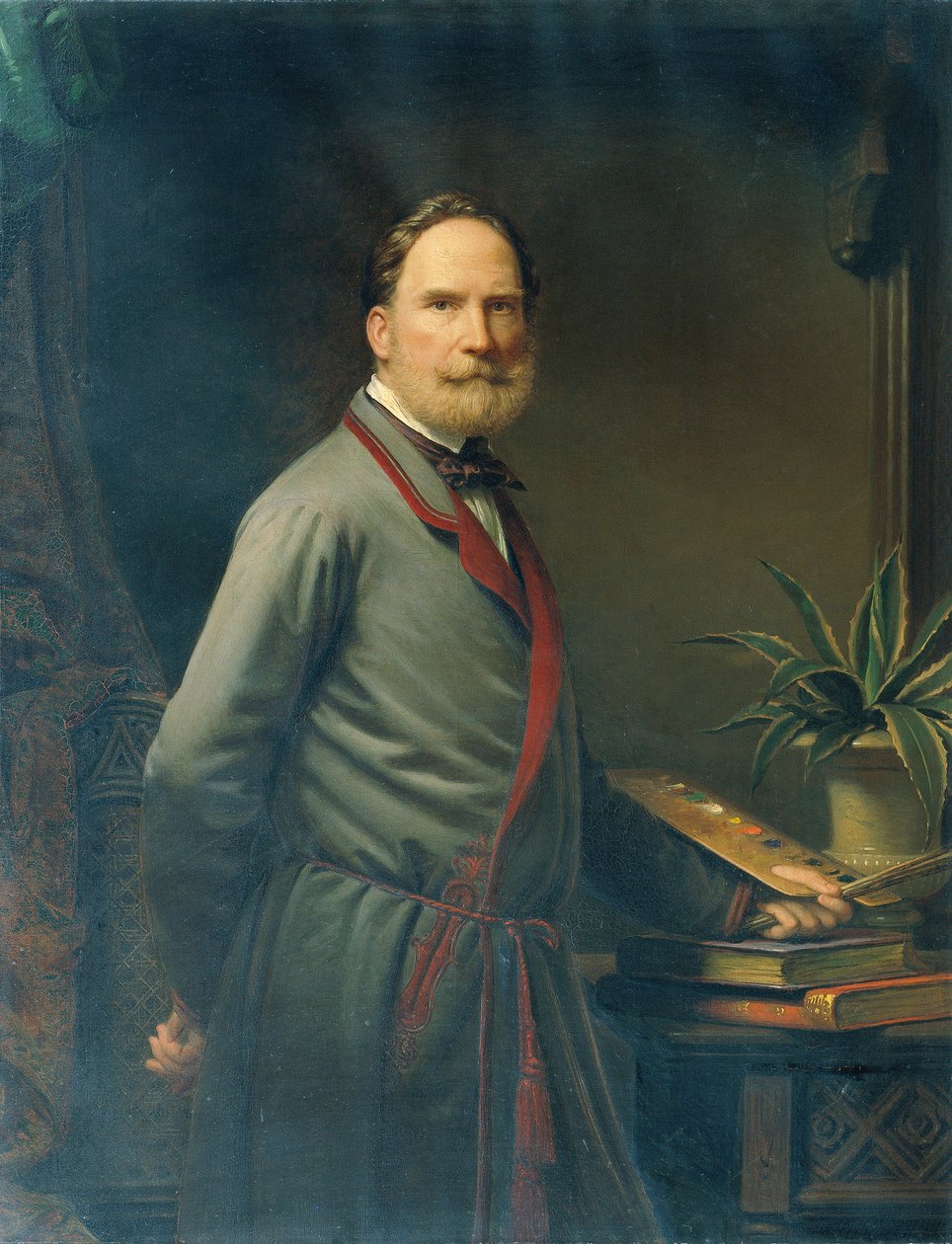 selvportræt af Anton Einsle