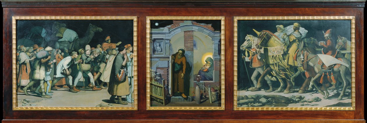 juletriptykon af Anton Josef von Kenner