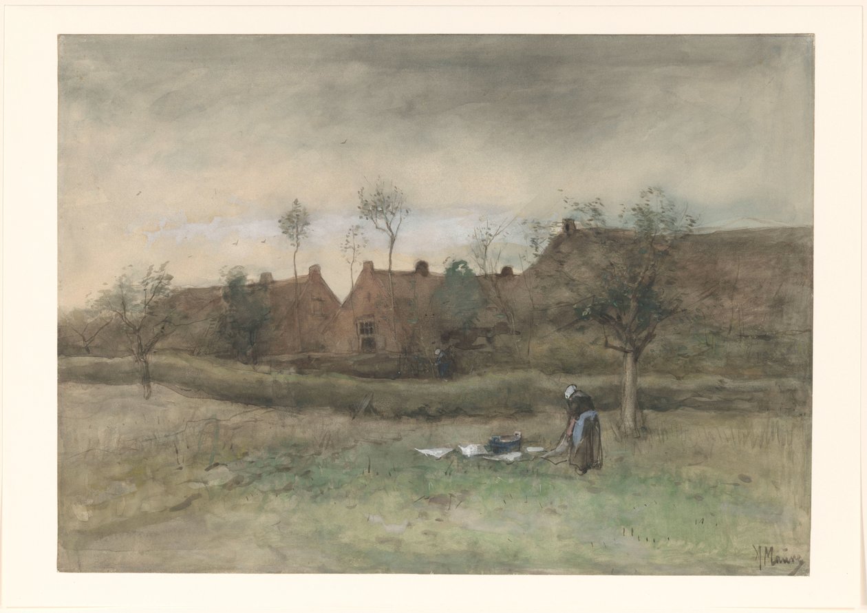 Bleekveld af Anton Mauve