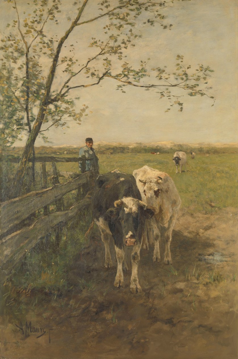 Mælken bøjer af Anton Mauve