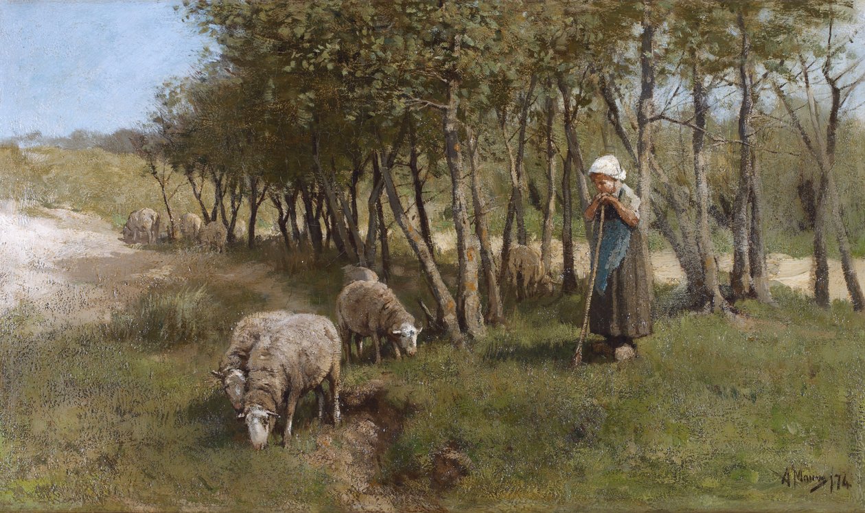 Dekkers klit, af Anton Mauve af Anton Mauve