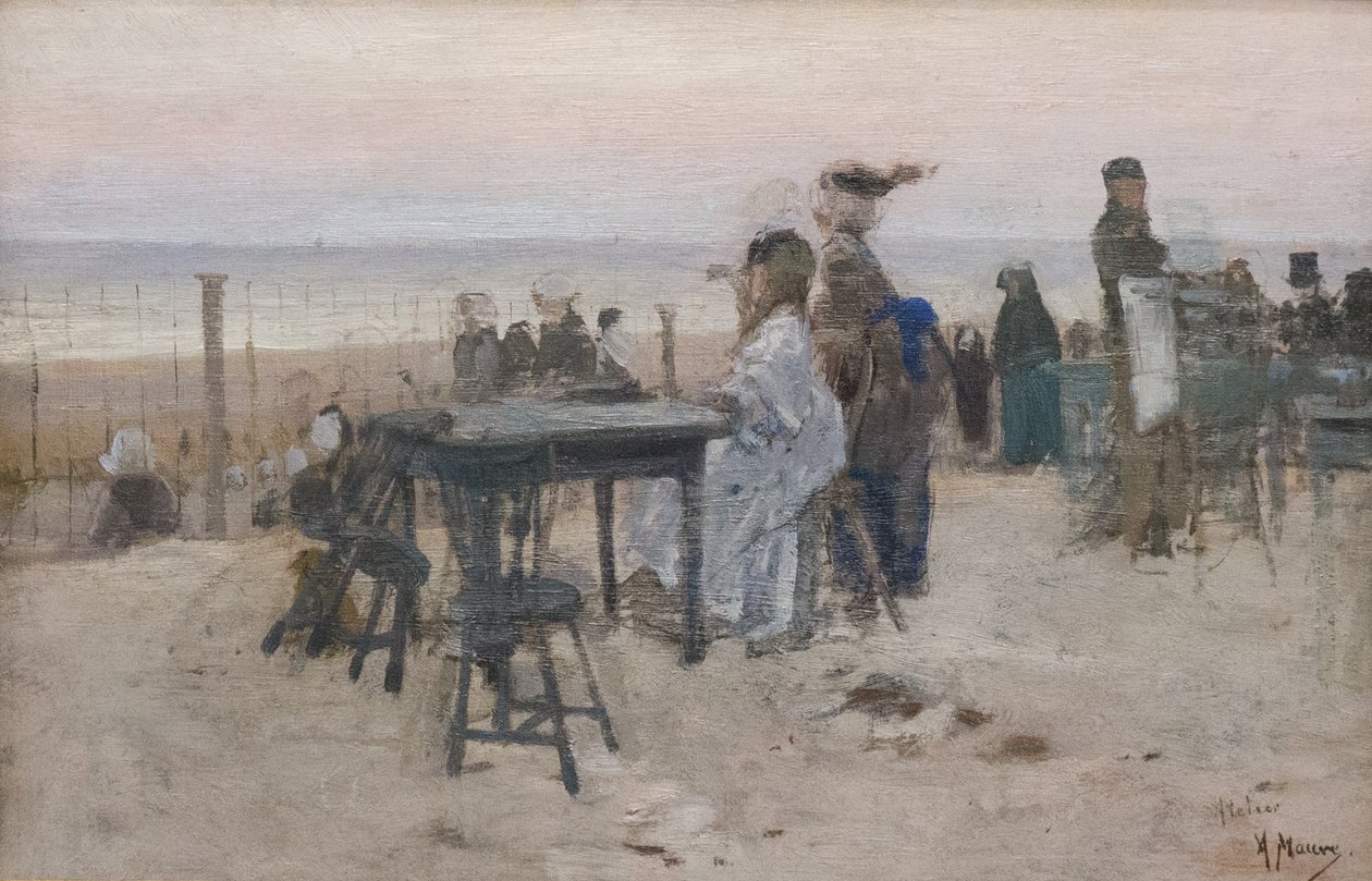 Hollandsk: Ved Scheveningen af Anton Mauve