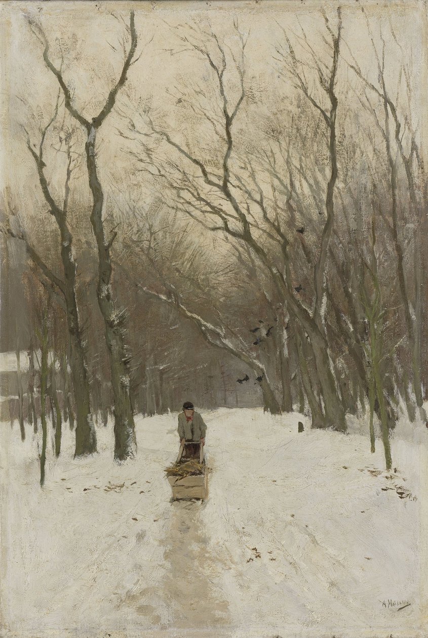 Vinter i Scheveningen-skoven af Anton Mauve