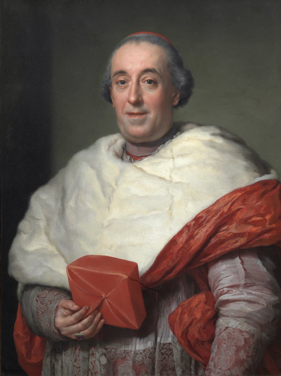 Portræt af kardinal Zelada, 1773 af Anton Raphael Mengs
