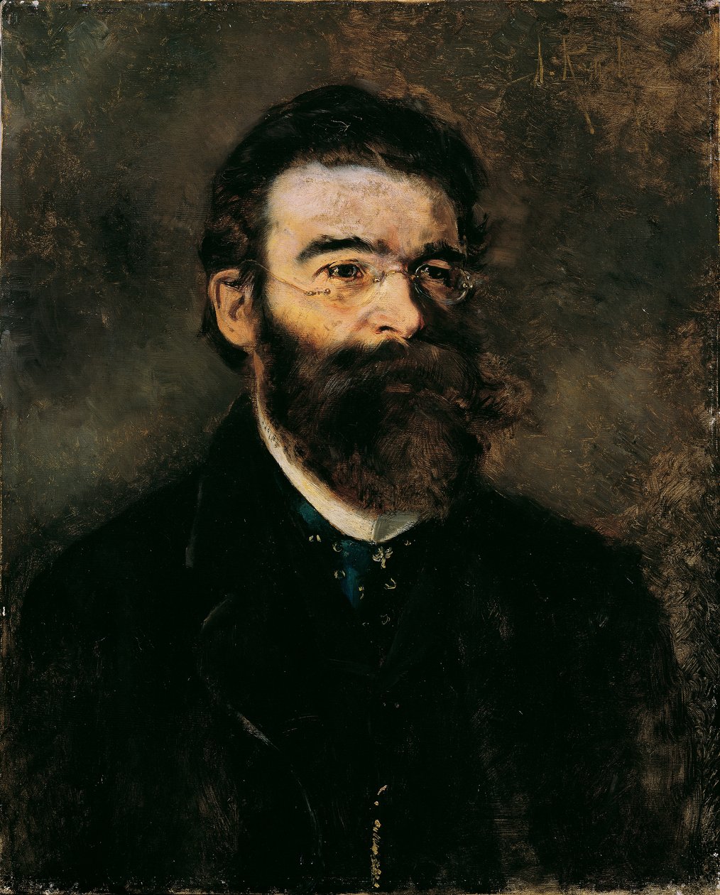 Internisten professor Samuel Stern (?) af Anton Romako
