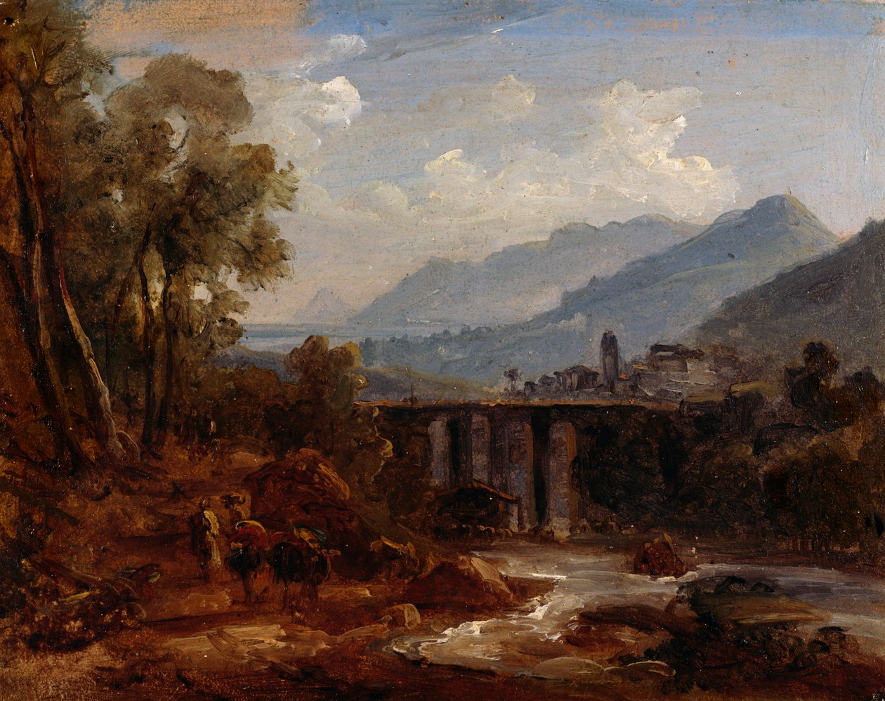 Cava dei Tirreni af Anton Sminck Pitloo
