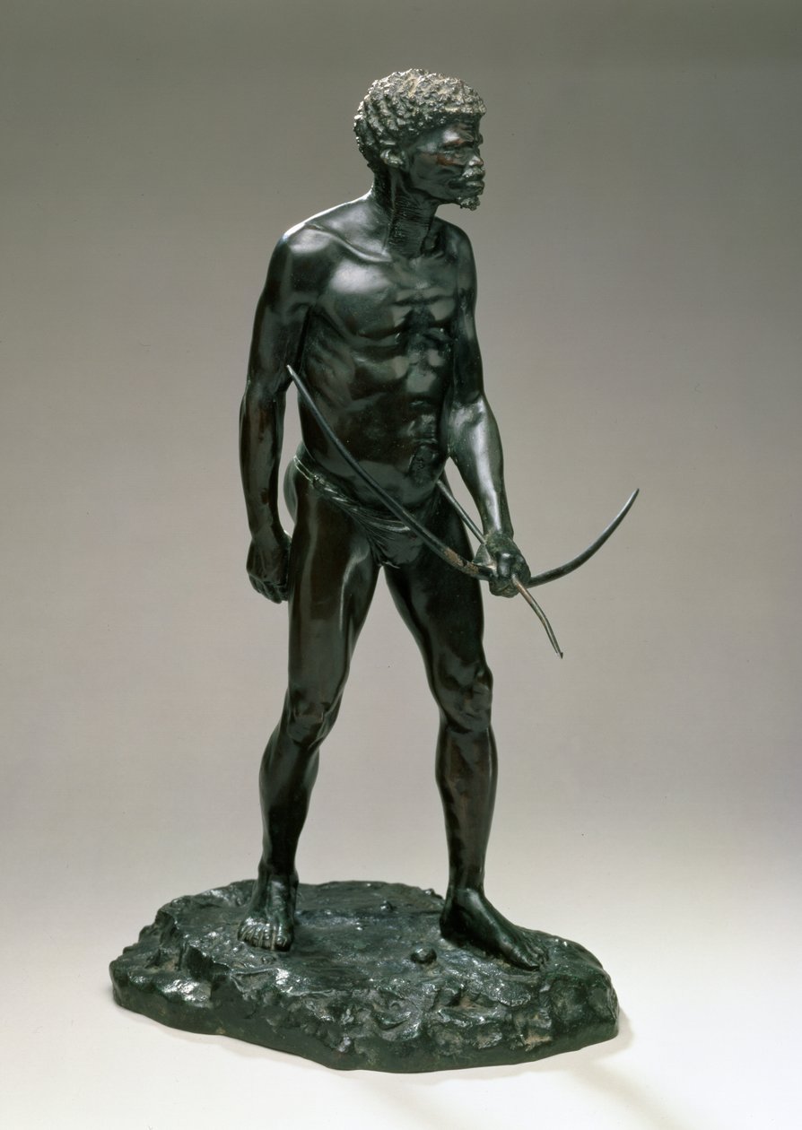 Bushman jagt af Anton van Wouw