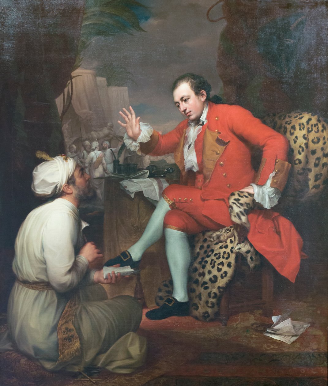 Portræt af sir Robert Clive af Anton von Maron