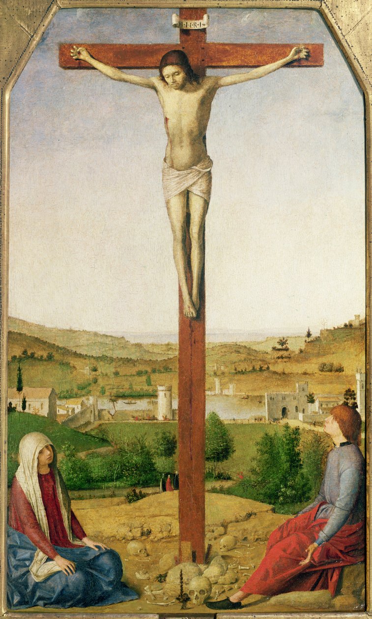 Korsfæstelse, 1475 (olie på træ) af Antonello da Messina