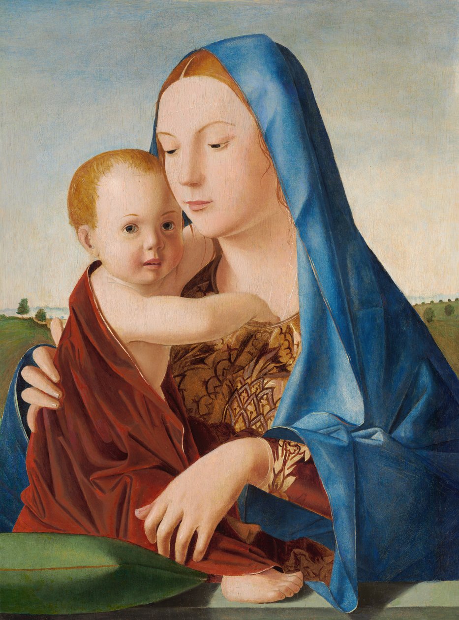 Madonna og barn af Antonello da Messina