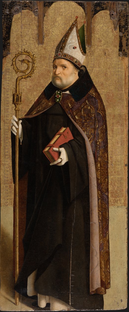 Sankt Benedikt af Nursia, ca 1470-1475. af Antonello da Messina