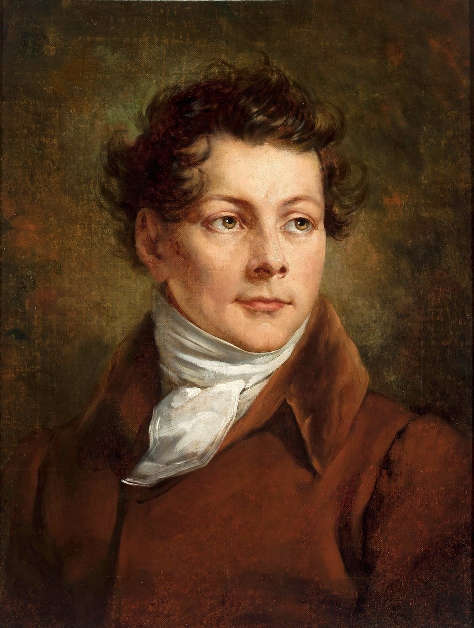 Portræt af Karol Brodowski, kunstnerens bror af Antoni Brodowski