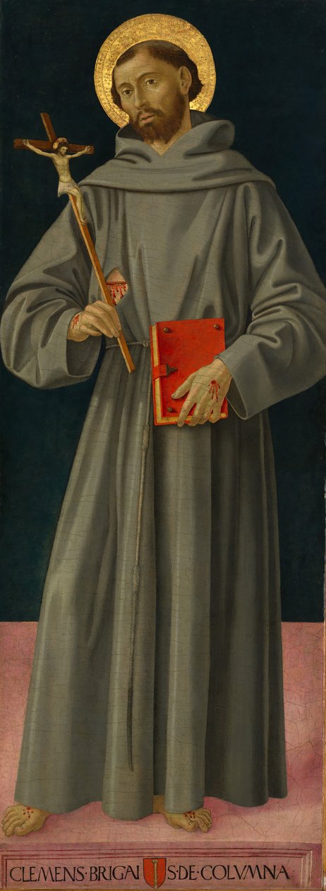 Sankt Frans af Assisi, ca. 1480-81. af Antoniazzo Romano