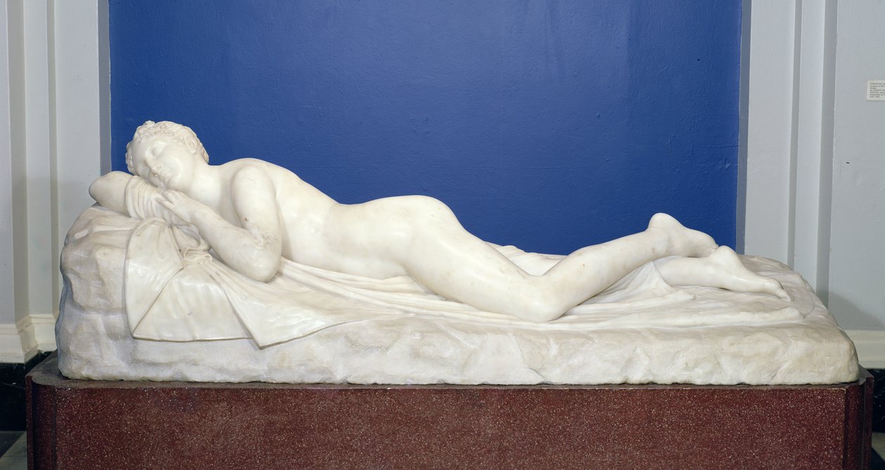 Sovende nymfe, ca.1820-24 (marmor) af Antonio Canova