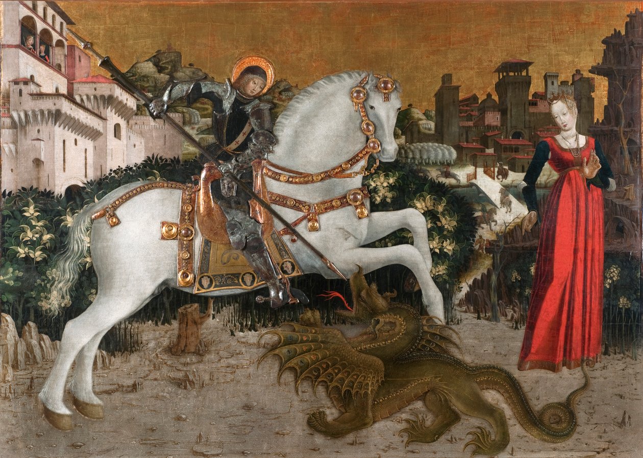 Sankt Georg og prinsessen. af Antonio Cicognara