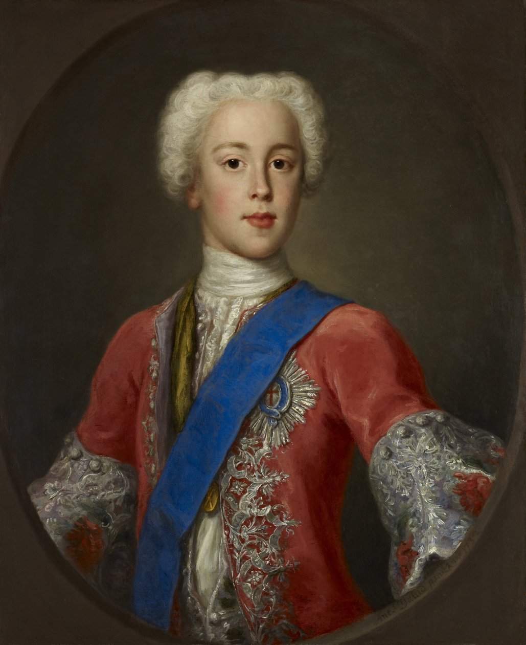 Prins Charles Edward Stuart, 1720 - 1788. Ældste søn af prins James Francis Edward Stuart af Antonio David