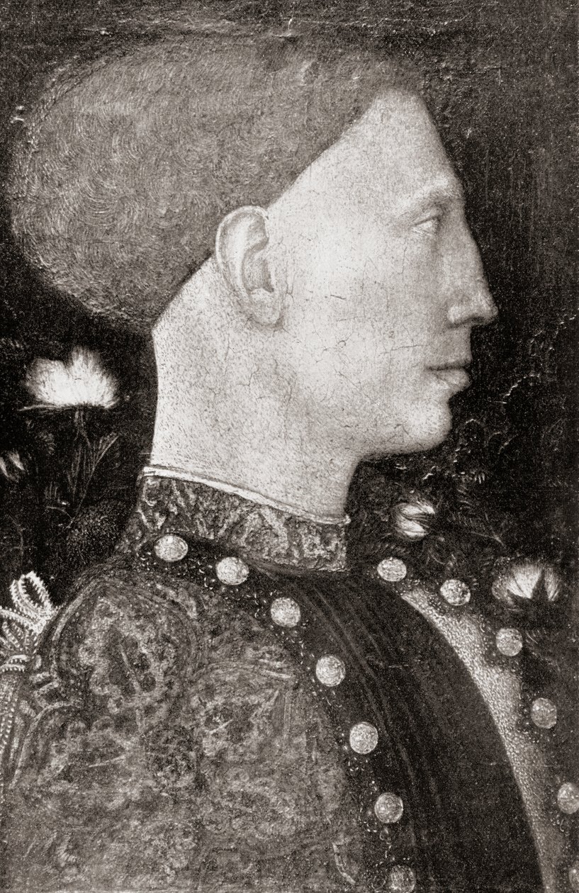 Leonello dEste, fra The Connoisseur Magazine, udgivet 1902 af Antonio Pisanello