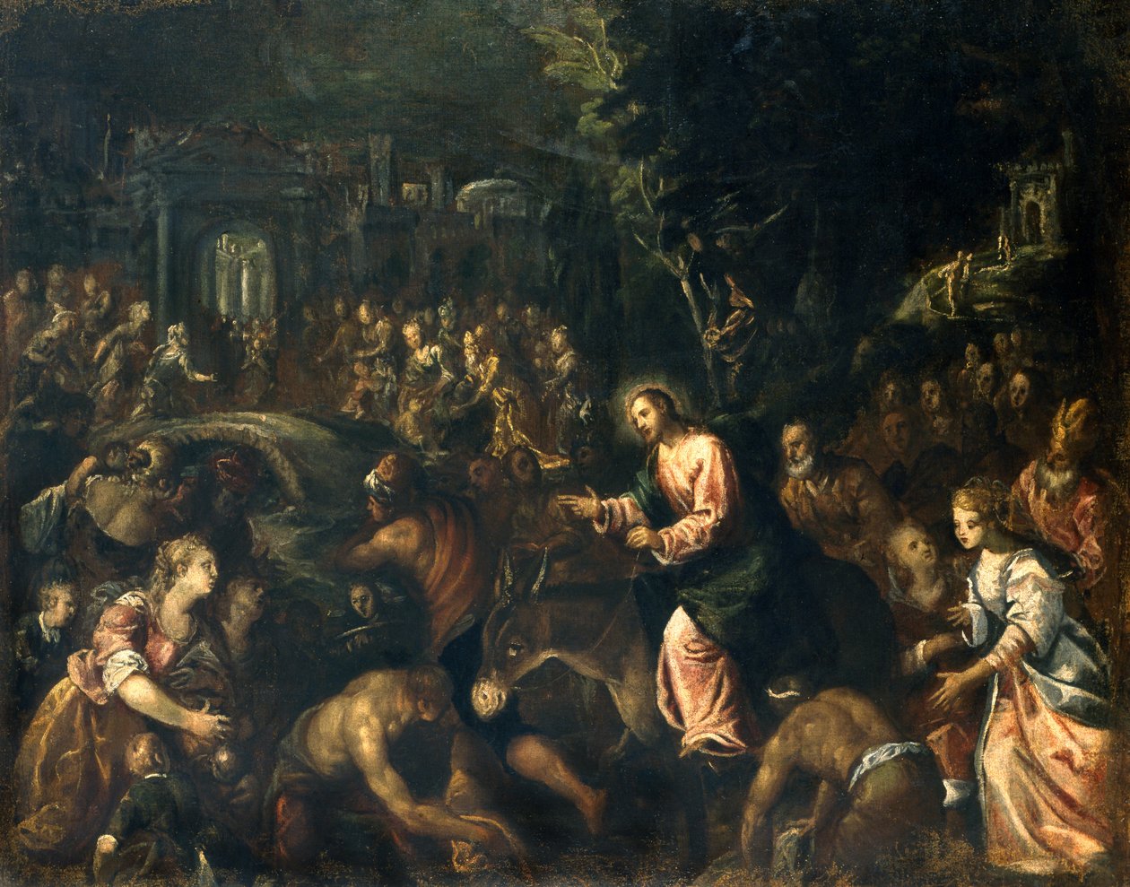 Jesu indtog i Jerusalem af Antonio Vicentino