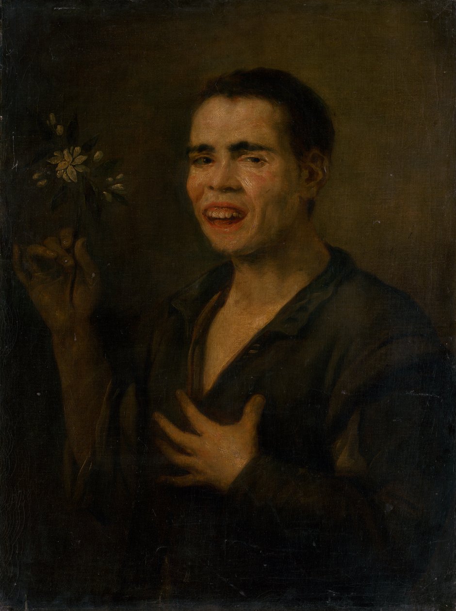 Dreng med appelsinblomst af Antonio de Puga