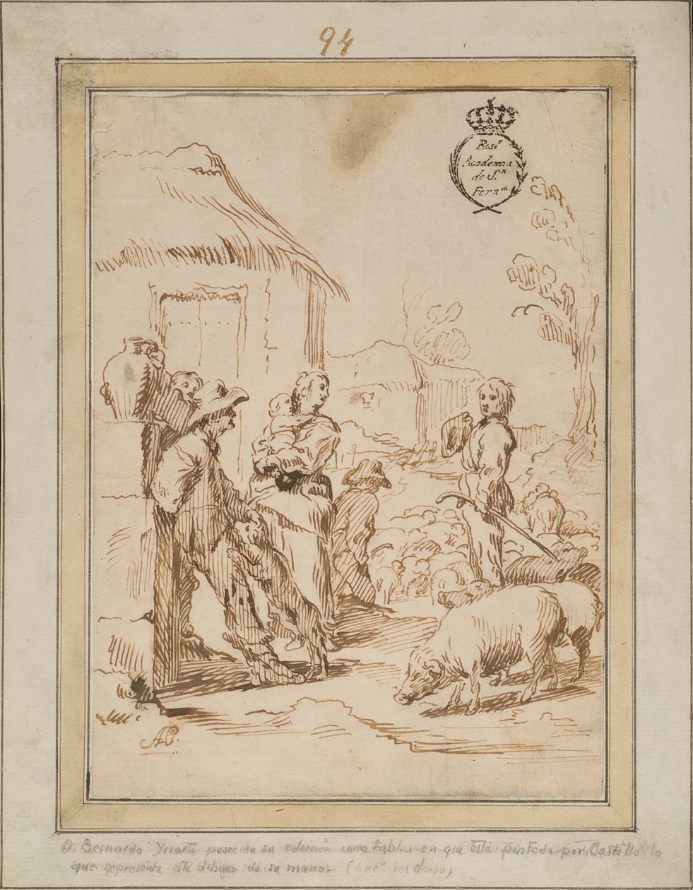 Hyrder scene. af Antonio Castillo