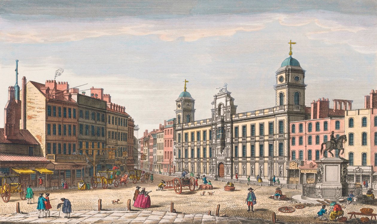 Northumberland House, Charing Cross af Antonio (after) Canaletto