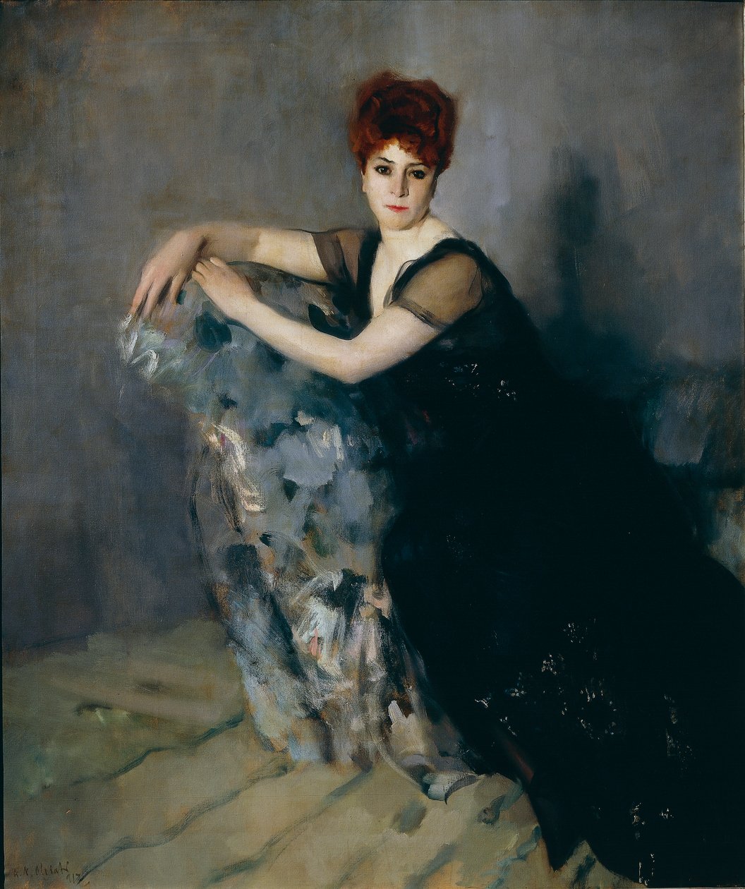 Dame i sort af Antonio Ambrogio Alciati
