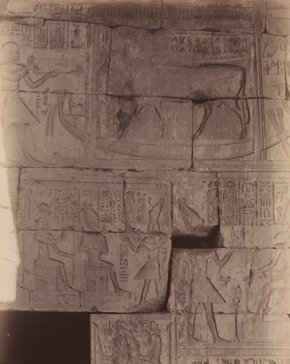 Deir el-Medineh, hellig pram af Antonio Beato